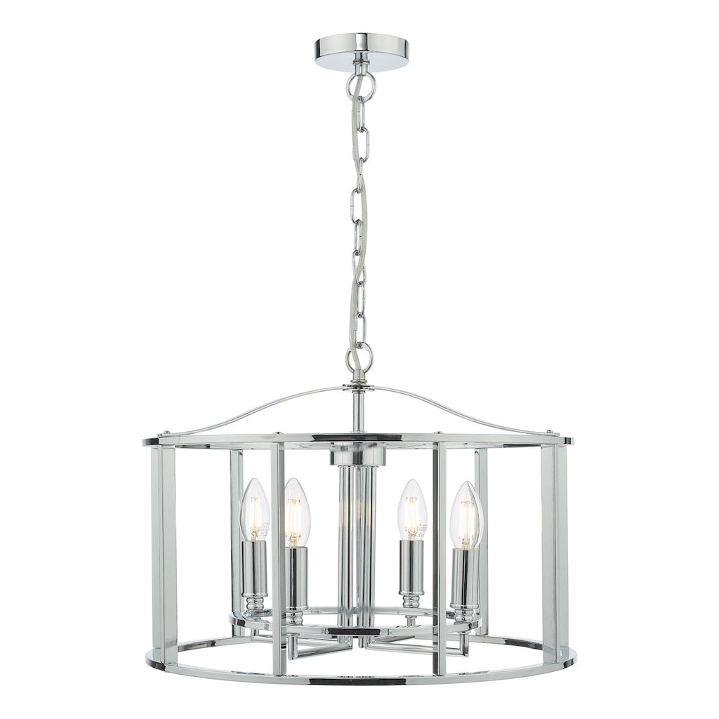 dar-lighting-Myka-4-Light-Pendant-Polished-Chrome