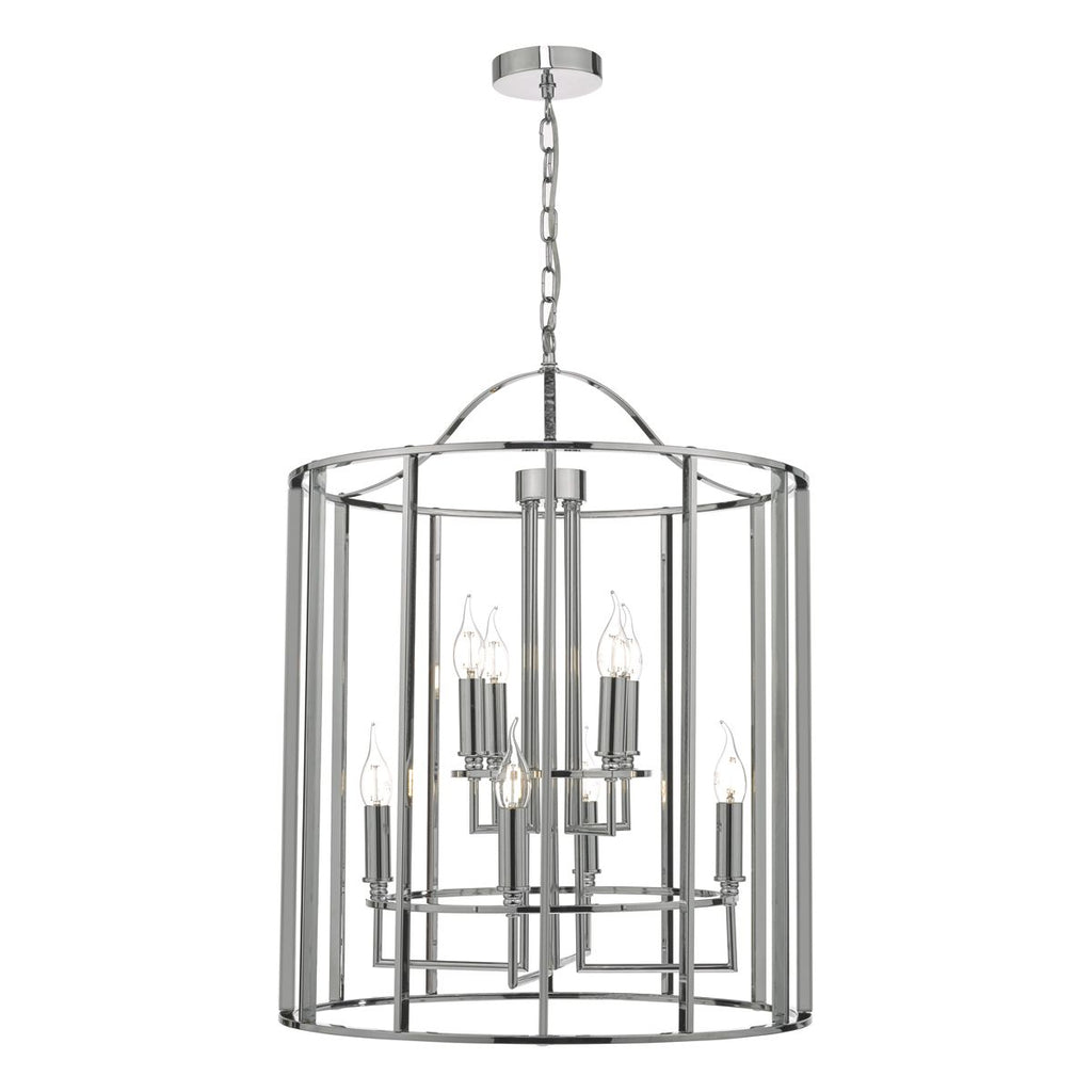 dar-lighting-myka-8lt-lantern-polished-chrome