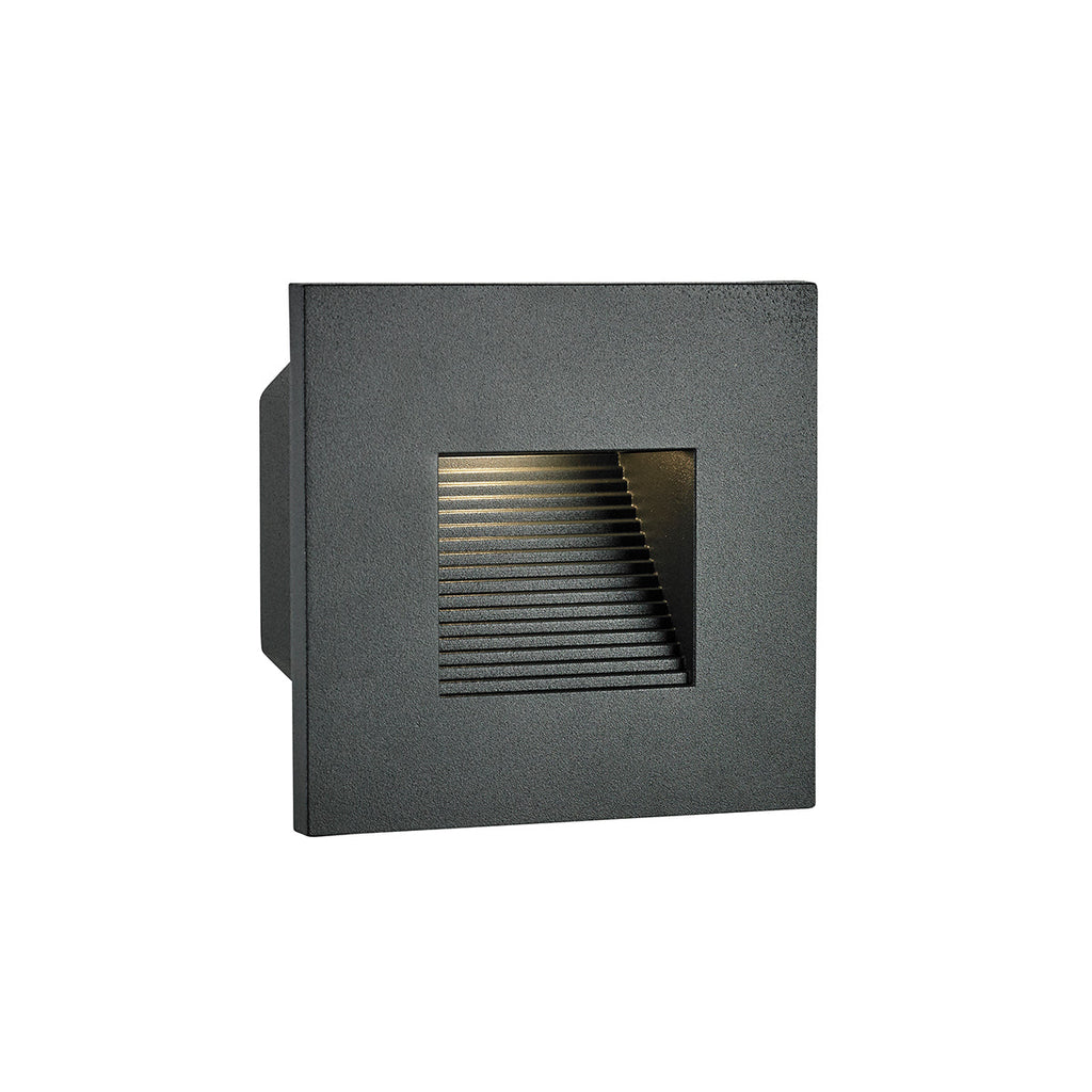 Namsos Mini LED Recessed Wall Light Graphite - Norlys