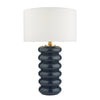 dar-lighting-Niamh Table Lamp Blue Glass Base Only