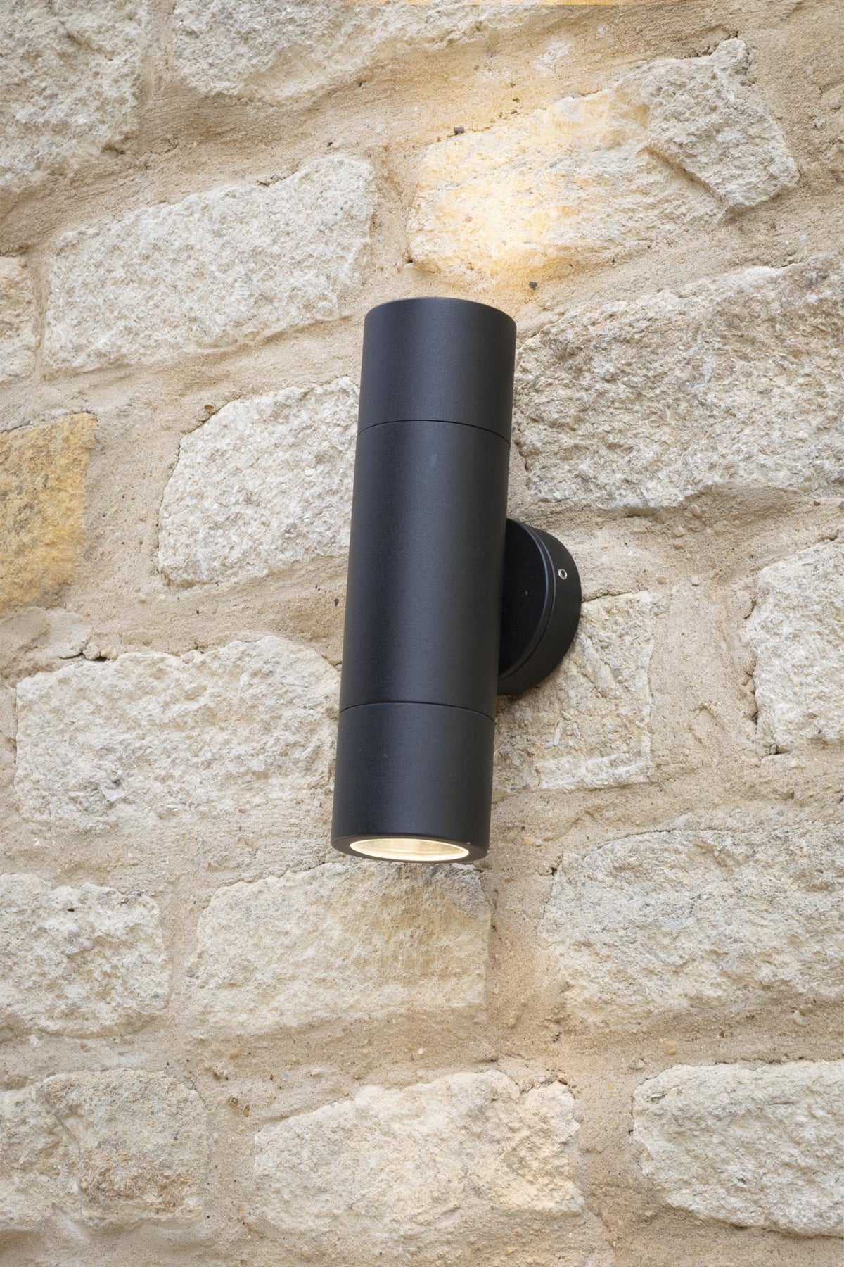 Dar Lighting - Ortega 2 Light Up & Down Wall Light Black IP65– Lighting ...
