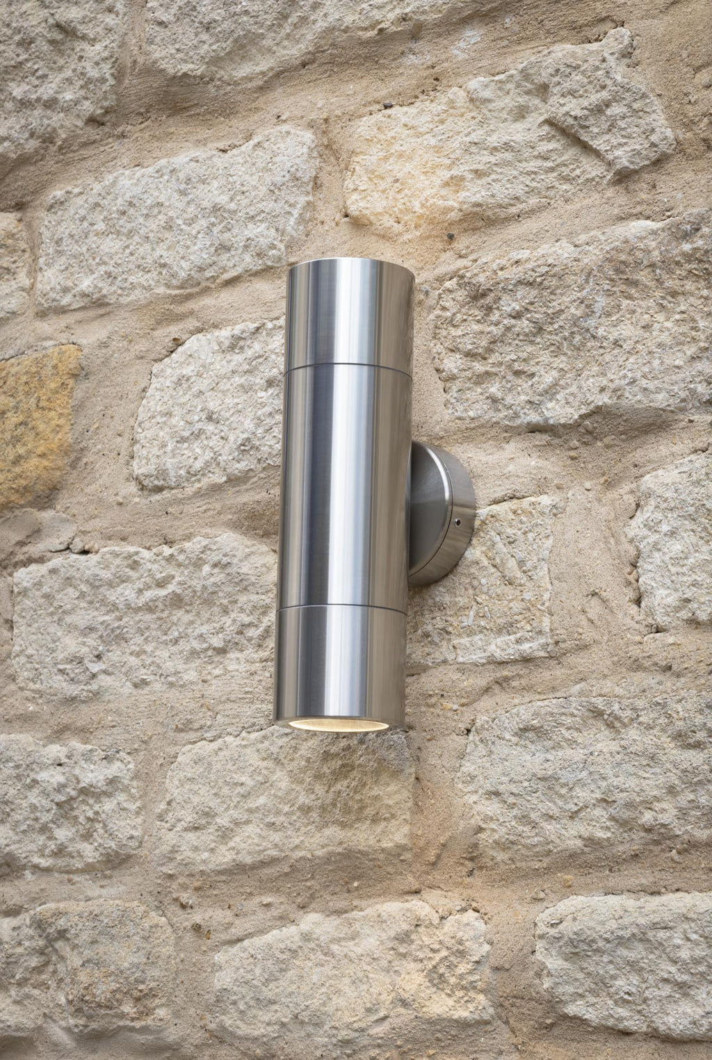Dar Lighting - Ortega 2 Light Up & Down Wall Light Aluminium IP65