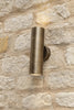 Dar Lighting - Ortega 2 Light Up & Down Wall Light Antique Brass IP65