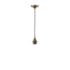 Painswick 1 Light Suspension Aged Brass by David Hunt Lighting