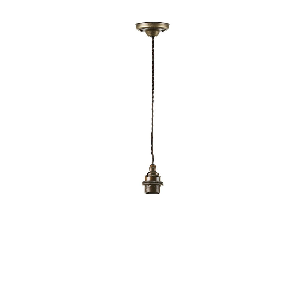 Painswick 1 Light Suspension Aged Brass by David Hunt Lighting