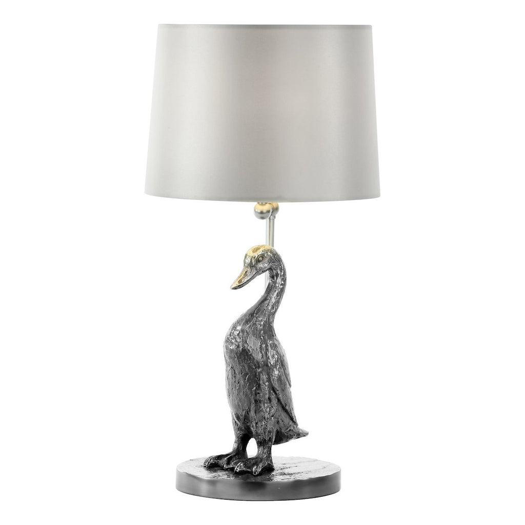 Puddle Table Lamp in Pewter by David Hunt Lighting