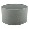 dar-lighting-Pyramid Grey Linen Drum Shade 46cm