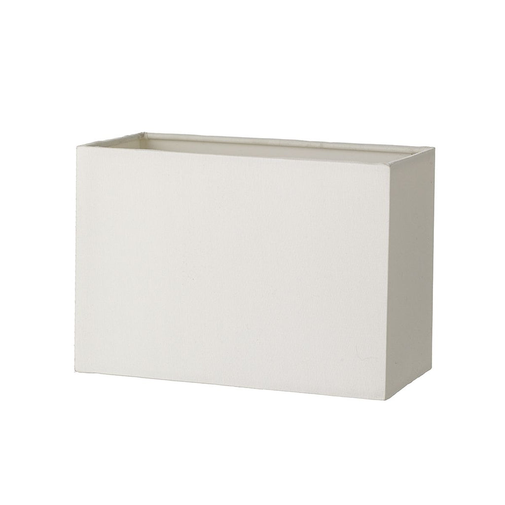 20CM Ivory Cotton Rectangle Shade by Dar Lighting