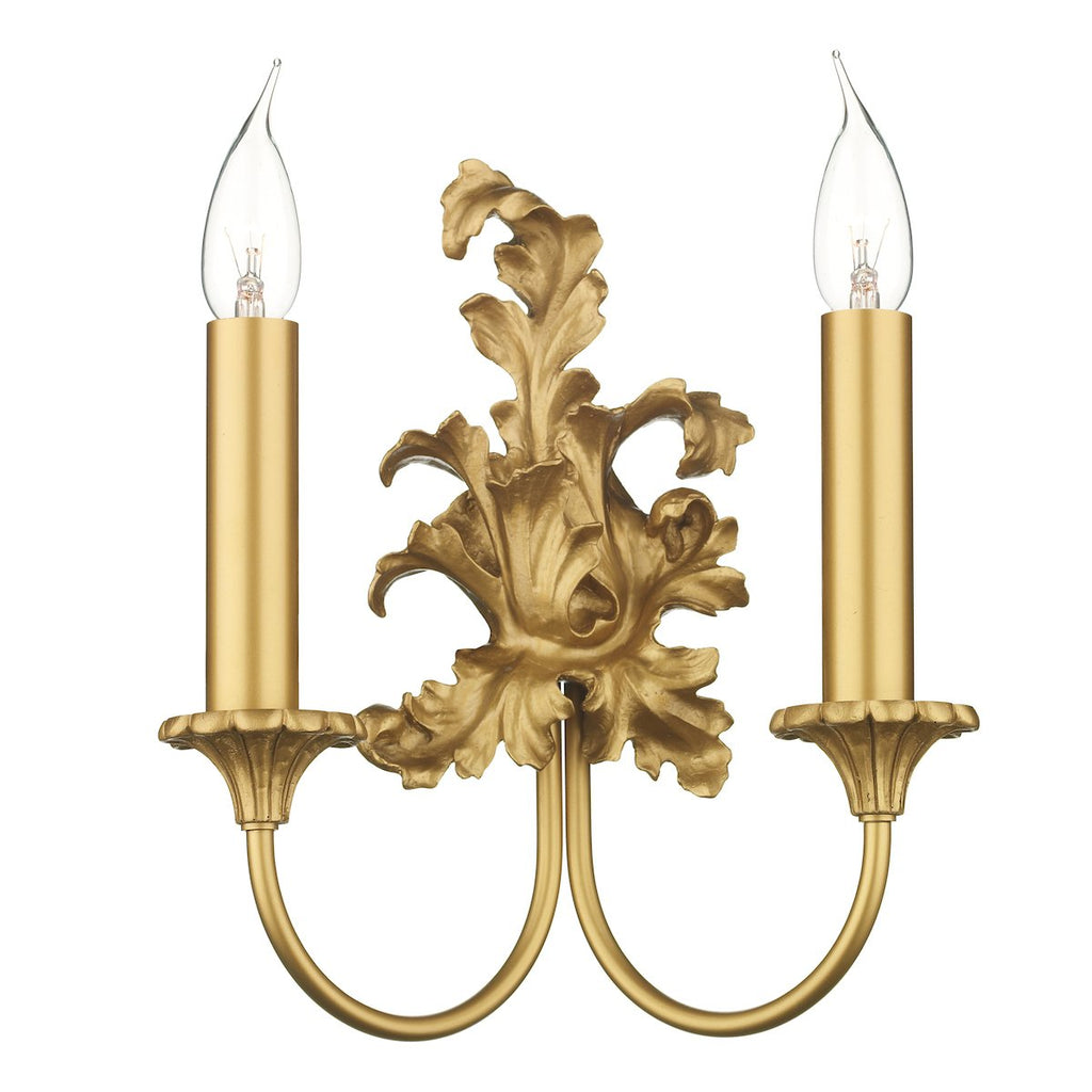Ormolu Double Wall Bracket by David Hunt Lighting