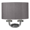 SLOANE Double Wall Washer Pewter by David Hunt Lighting