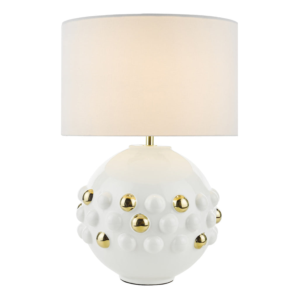 dar-lighting-Sphere-1-Light-Table-Lamp-Gloss-Glazed-White-With-Shade