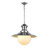Station Lamp Large Pendant Chrome by David Hunt Lighting