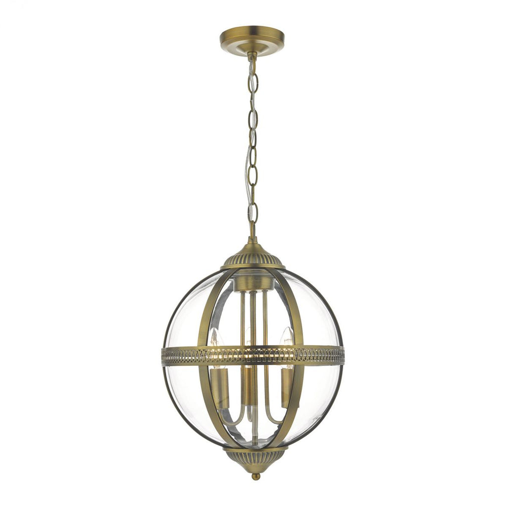 dar-lighting-vanessa-3-light-pendant-antique-brass-and-clear