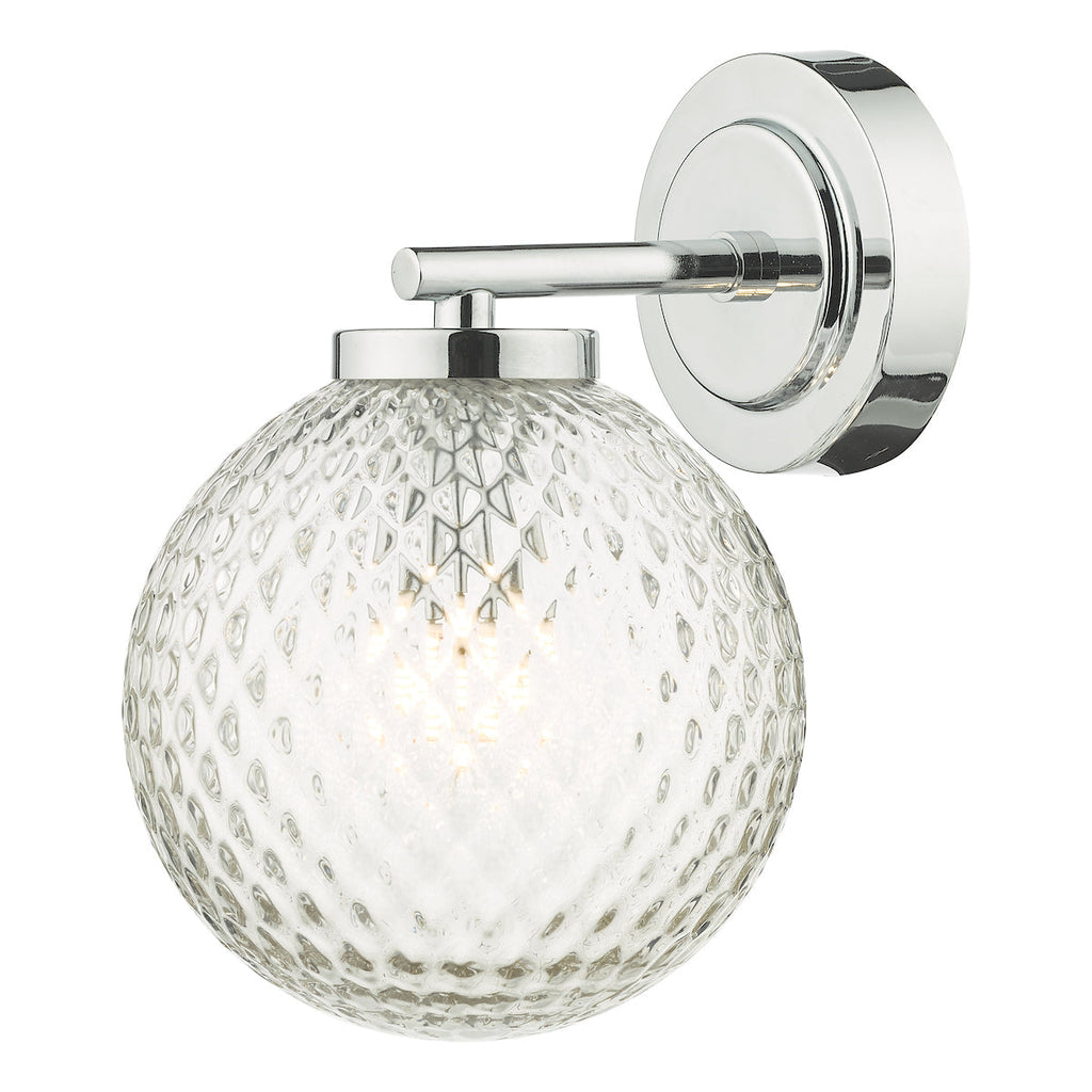 dar-lighting-wayne-wall-light-polished-chrome-glass-ip44