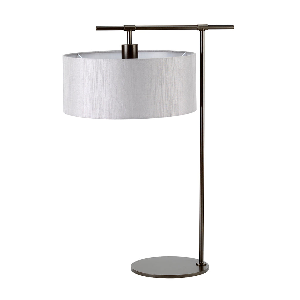 Balance 1 Light Table Lamp - Dark Brown - Elstead Lighting