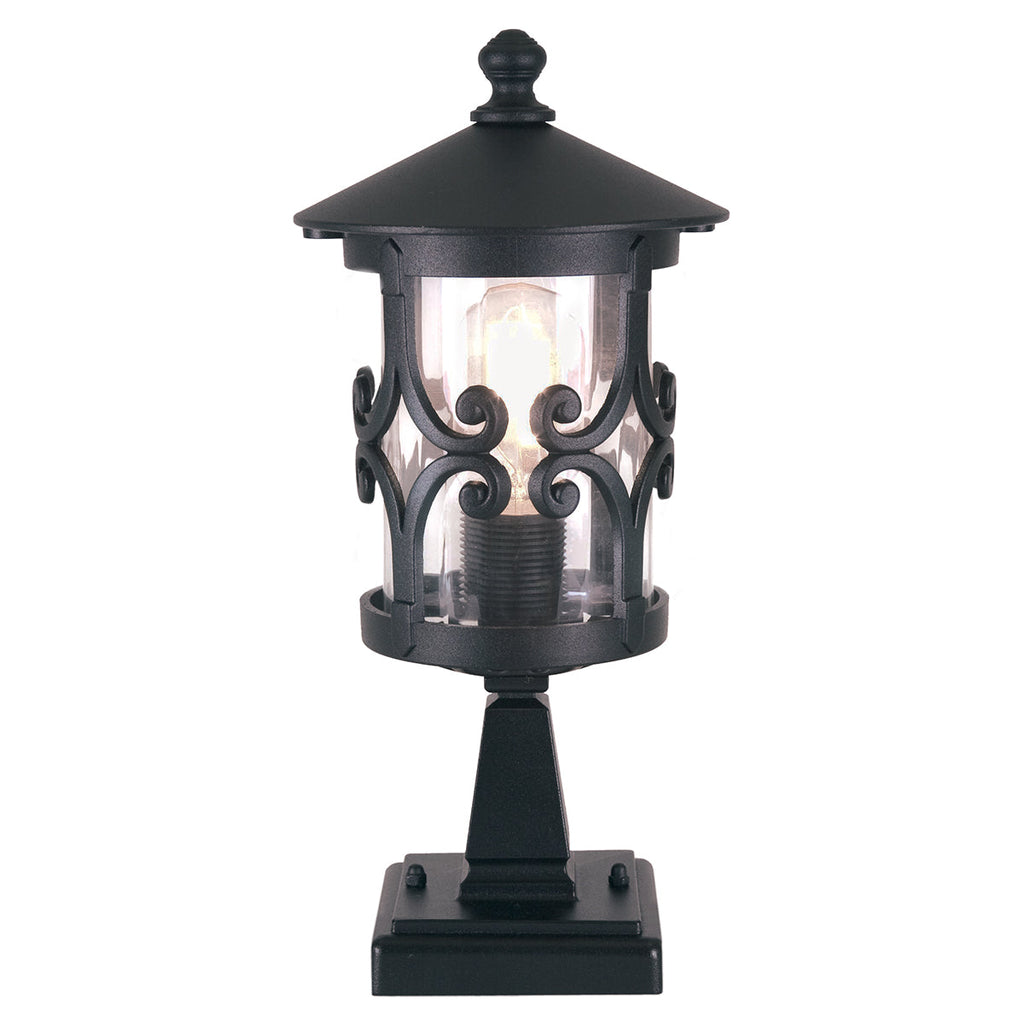 Hereford 1 Light Pedestal Lantern - Elstead Lighting