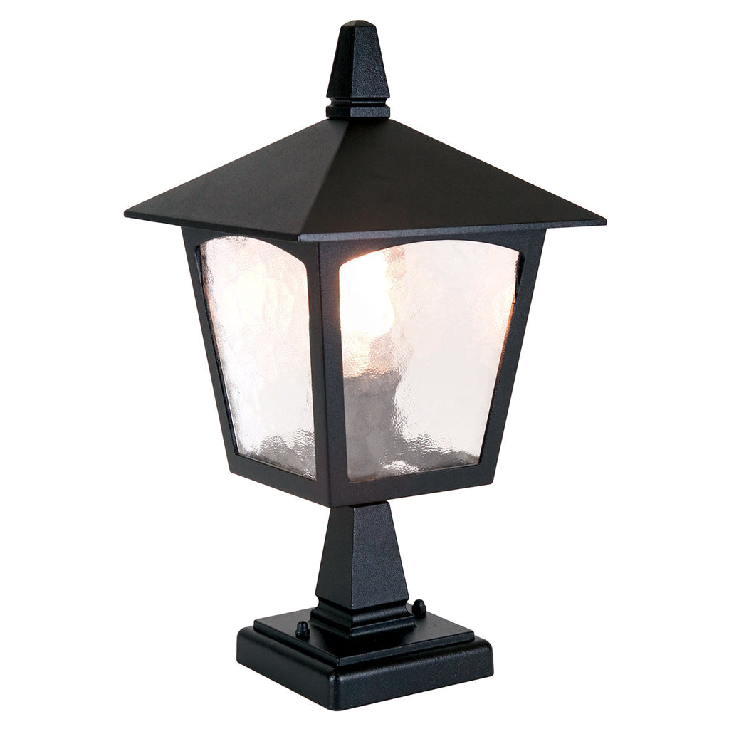 York 1 Light Pedestal Lantern - Elstead Lighting