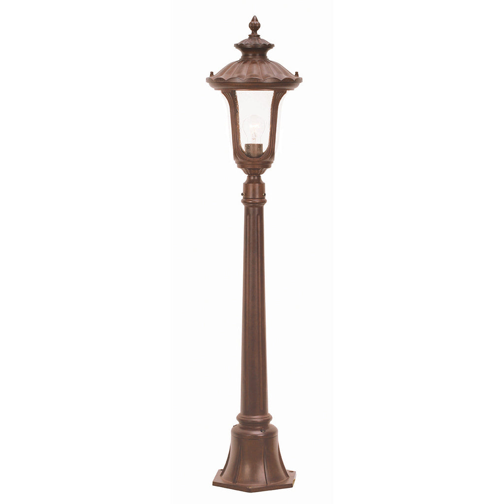 Chicago 1 Light Small Pillar Lantern - Elstead Lighting