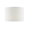 Ciara Table Lamp Shade White Linen by Dar Lighting
