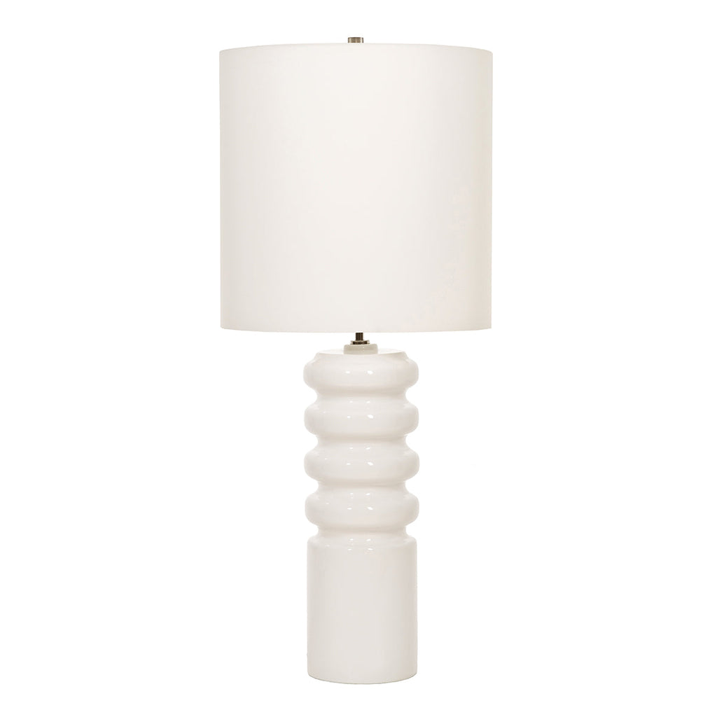 Contour 1 Light Table Lamp - White - Elstead Lighting