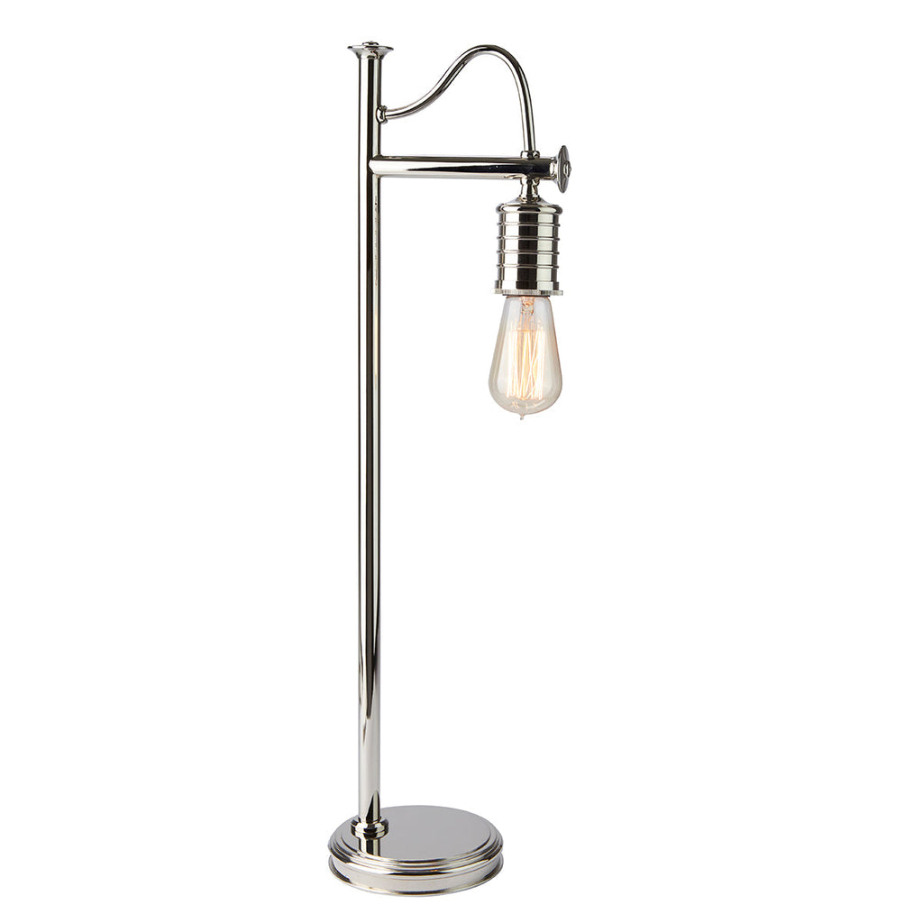 Douille 1 Light Table Lamp - Polished Nickel - Elstead Lighting