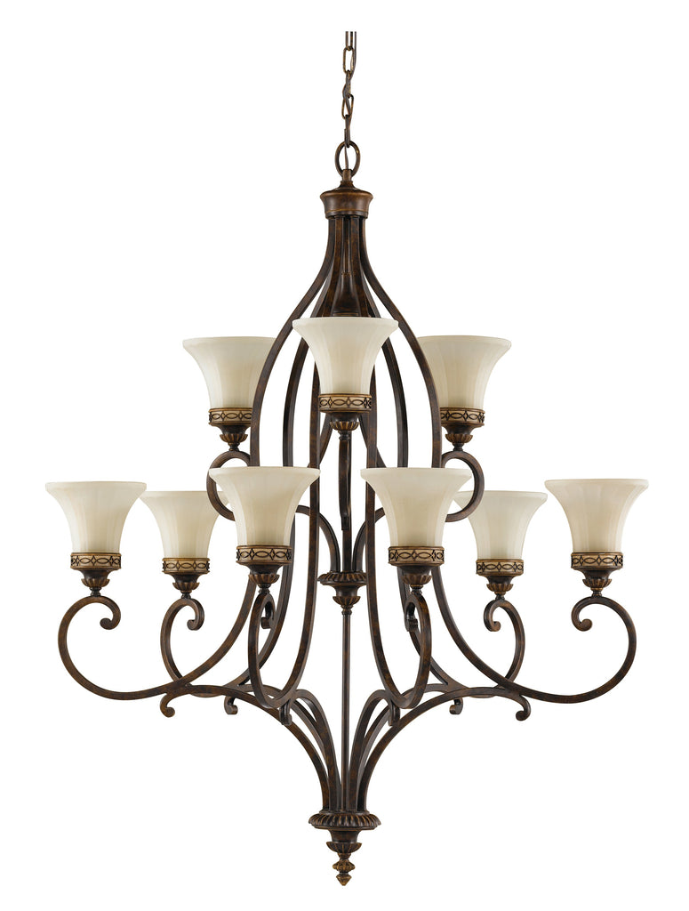 Drawing Room 9 Light Chandelier - Feiss