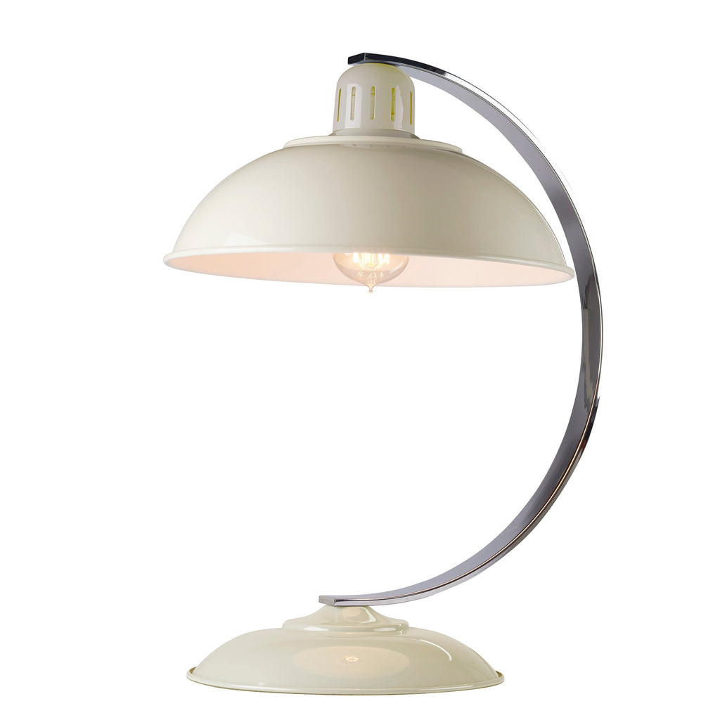 Franklin 1 Light Desk Lamp - Cream - Elstead Lighting