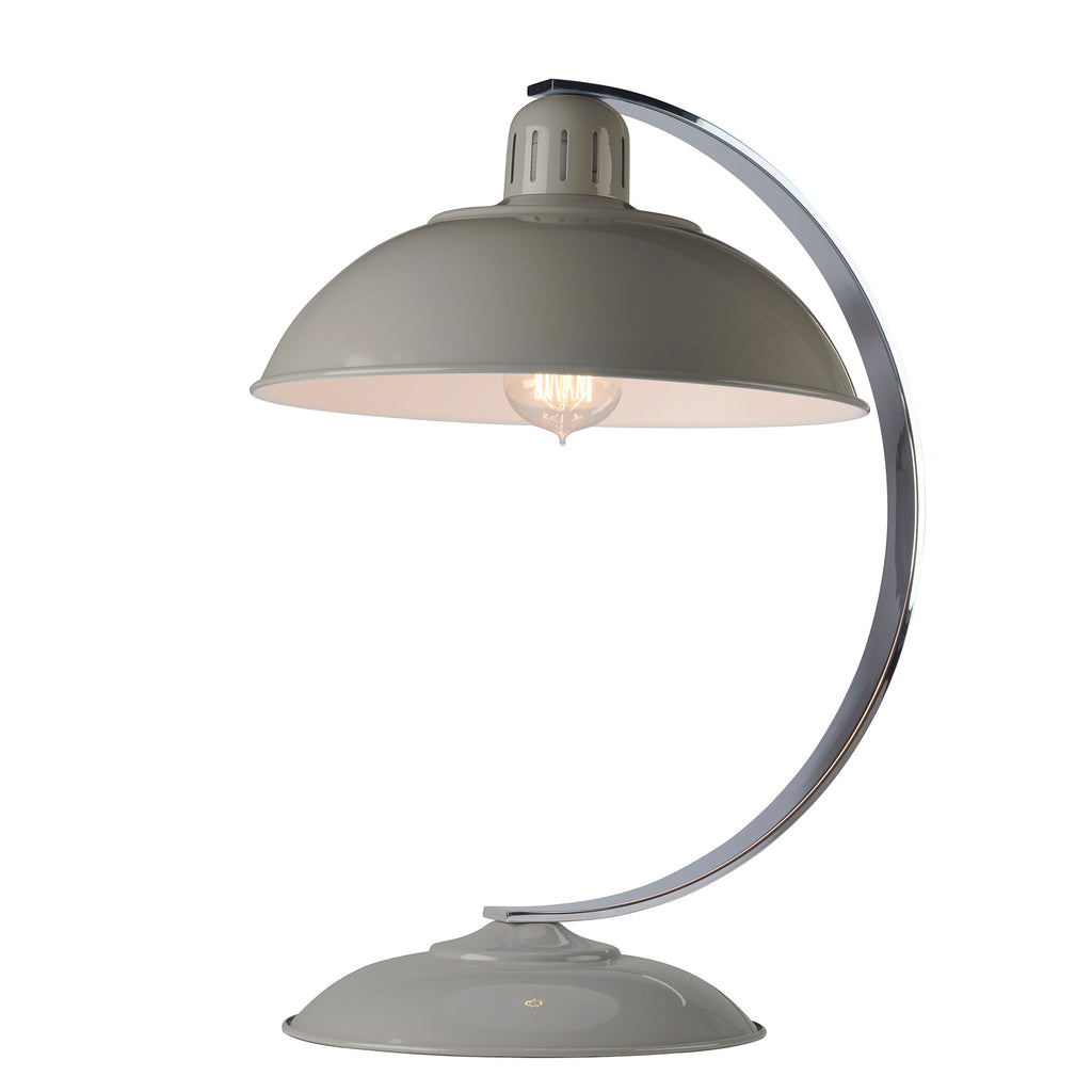 Franklin 1 Light Desk Lamp - Grey - Elstead Lighting