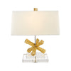 Jackson 1 Light Square Table Lamp  - Gilded Nola