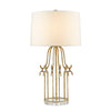 Stella 1 Light Table Lamp - Distressed Gold - Gilded Nola