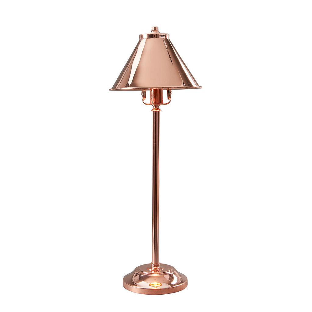 Provence 1 Light Stick Lamp - Polished Copper - Elstead Lighting 