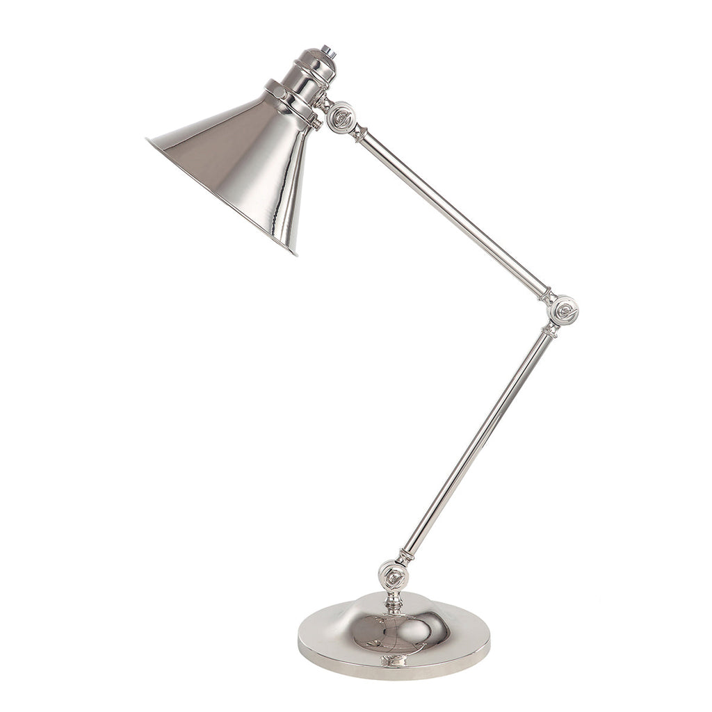 Provence 1 Light Table Lamp - Polished Nickel - Elstead Lighting