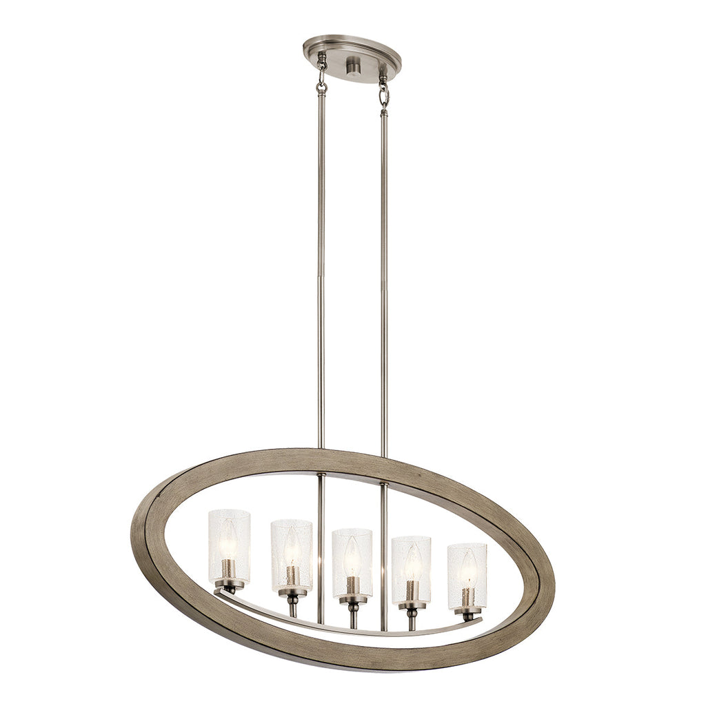 Grand Bank 5 Light Chandelier by Quintiesse