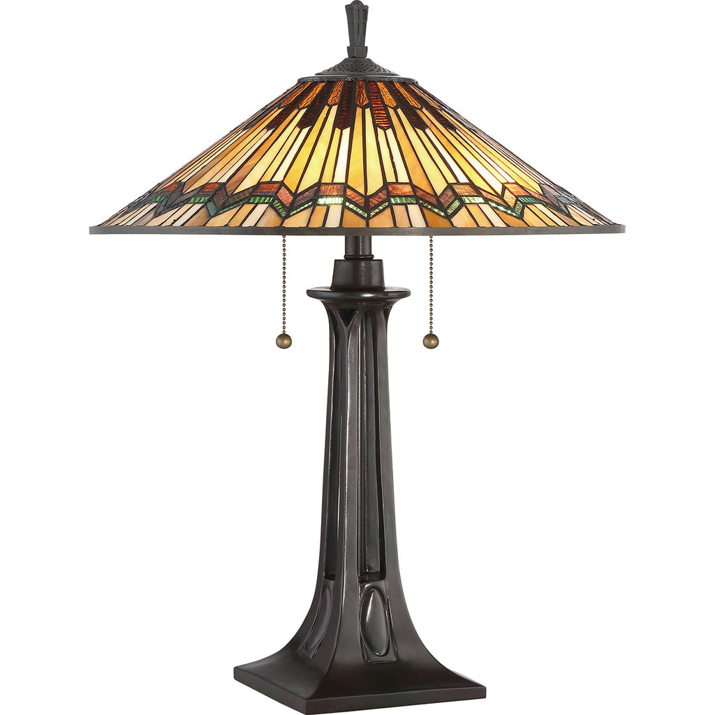 Alcott 2 Light Table Lamp - Quoizel