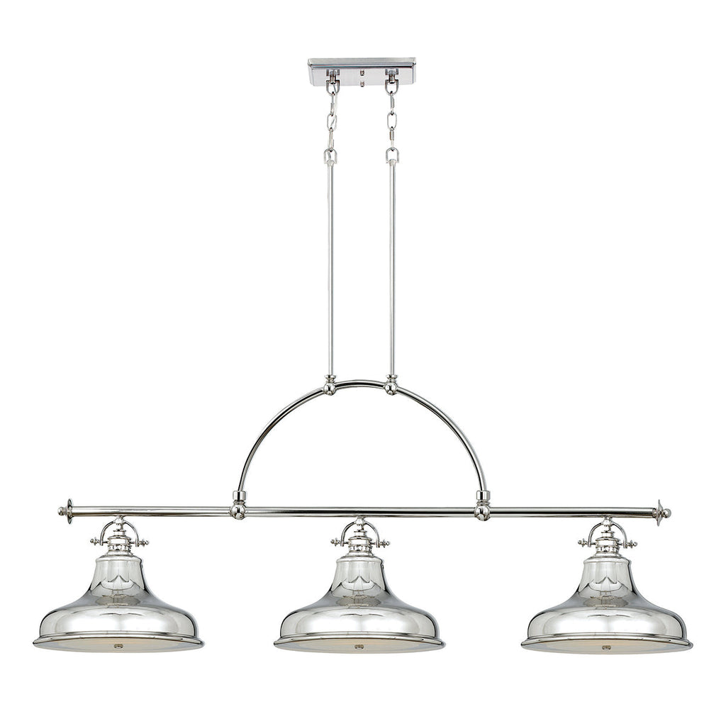 Emery 3 Light Island Light - Imperial Silver - Quoizel