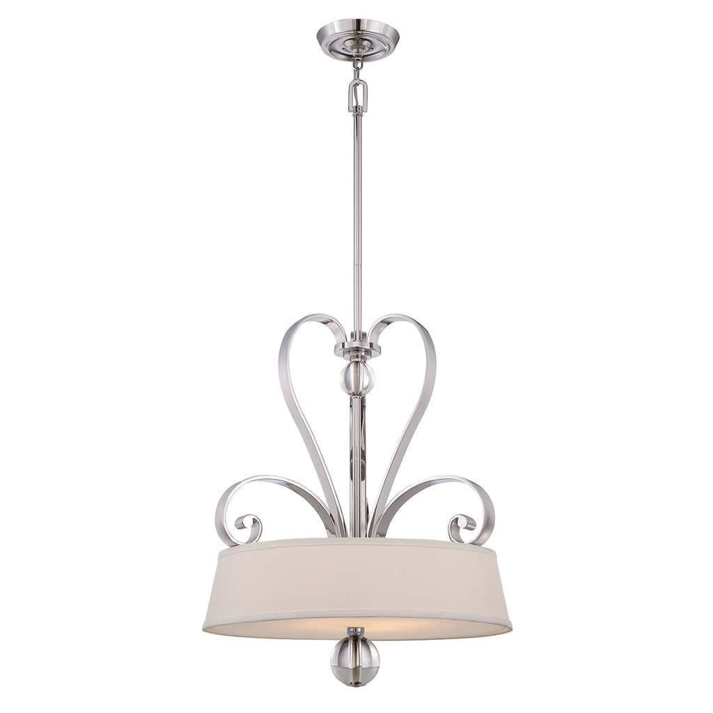 Madison Manor 4 Light Pendant - Imperial Silver - Quoizel