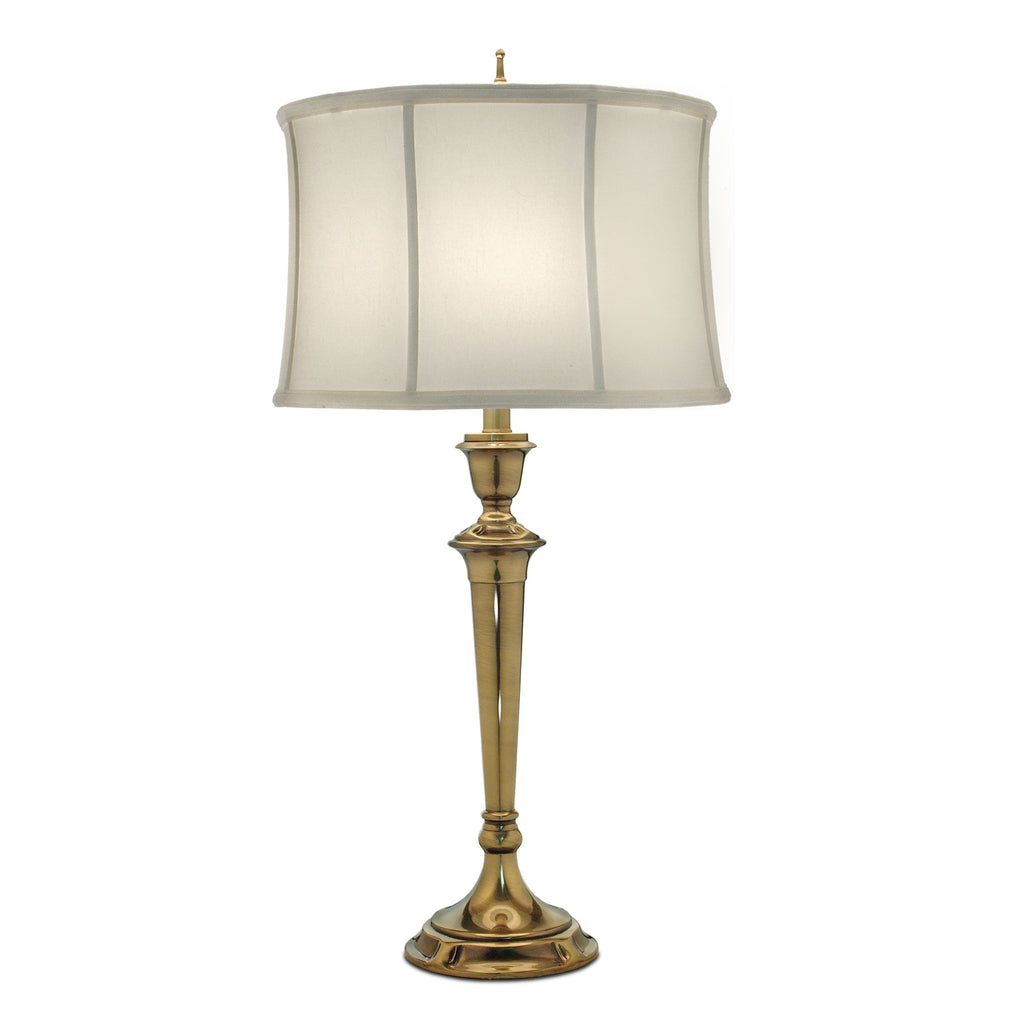 Syracuse 1 Light Table Lamp - Burnished Brass - Stiffel