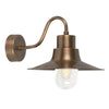 Sheldon 1 Light Wall Lantern - Aged Brass - Elstead Lighting